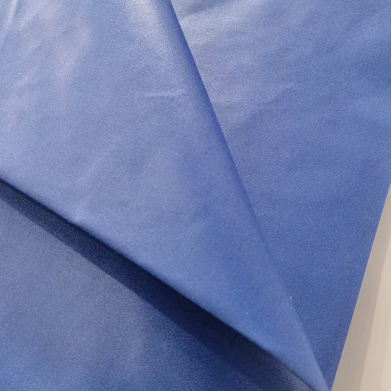 TMIE-08-1-3 Kain Gaun Bernapas Lebar 115CM Berat 90GSM Bahan Poliester Dicelup dengan Kain Poplin Poliester Halus Dipoles
