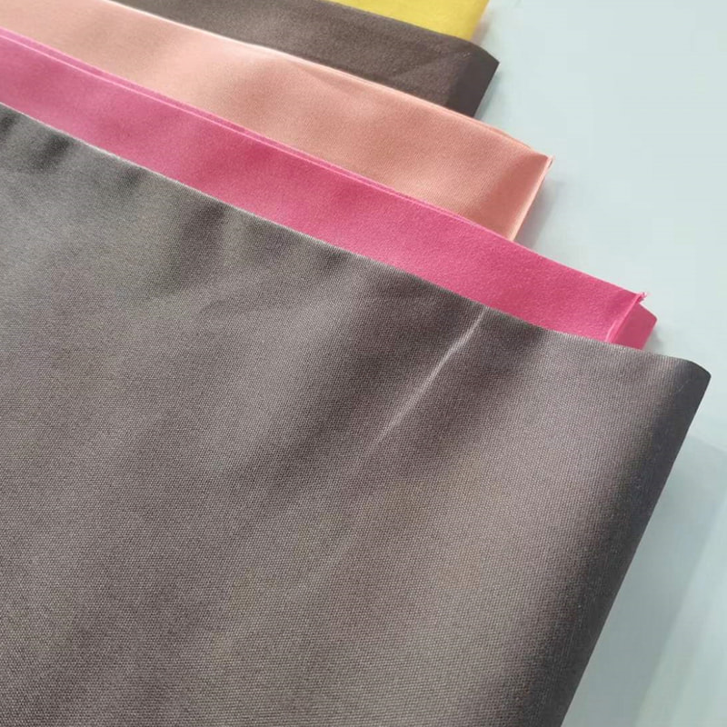TMIE-08-1-2 85GSM 125cm Pakaian-kemeja Nyaman dan Kain Lapisan Lentur 100% Poliester Tersedia Berbagai Warna Kain Poplin Poliester Dipoles Dicelup