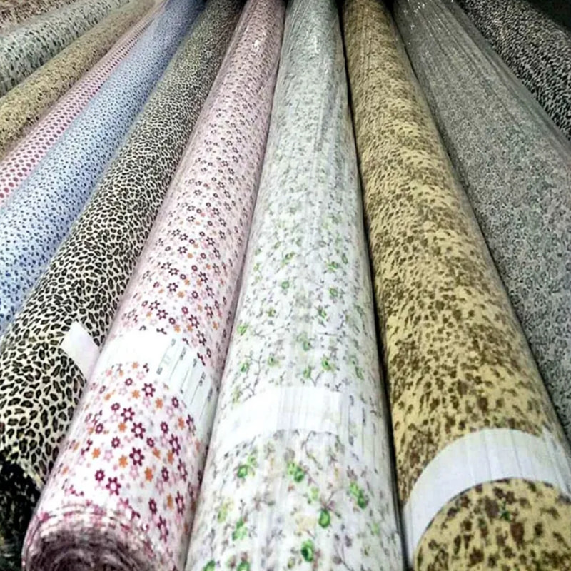 TMIE-08-3-1 Lebar 115CM Ringan 110GSM Kain Poplin Poliester Pola Cetak Kustom