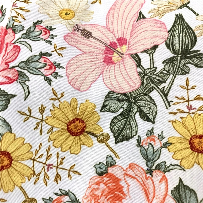 TMIE-08-3-3 120GSM Kain Poplin Poliester Twill Cetak Khusus