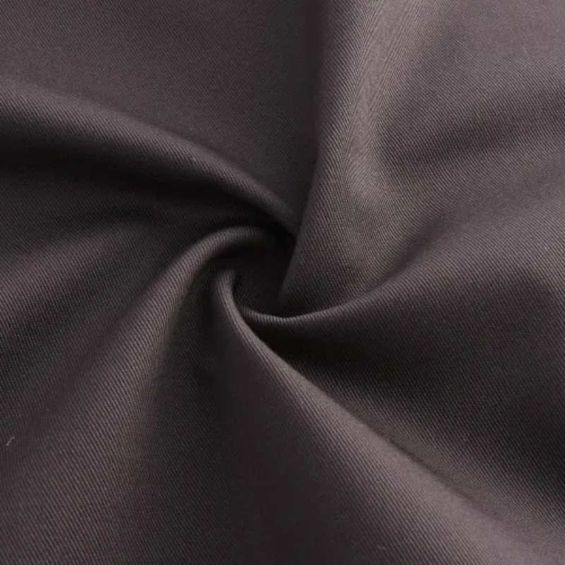 TMIE-08-4-3 120GSM Warna Dicelup Kain Poliester Poplin Twill