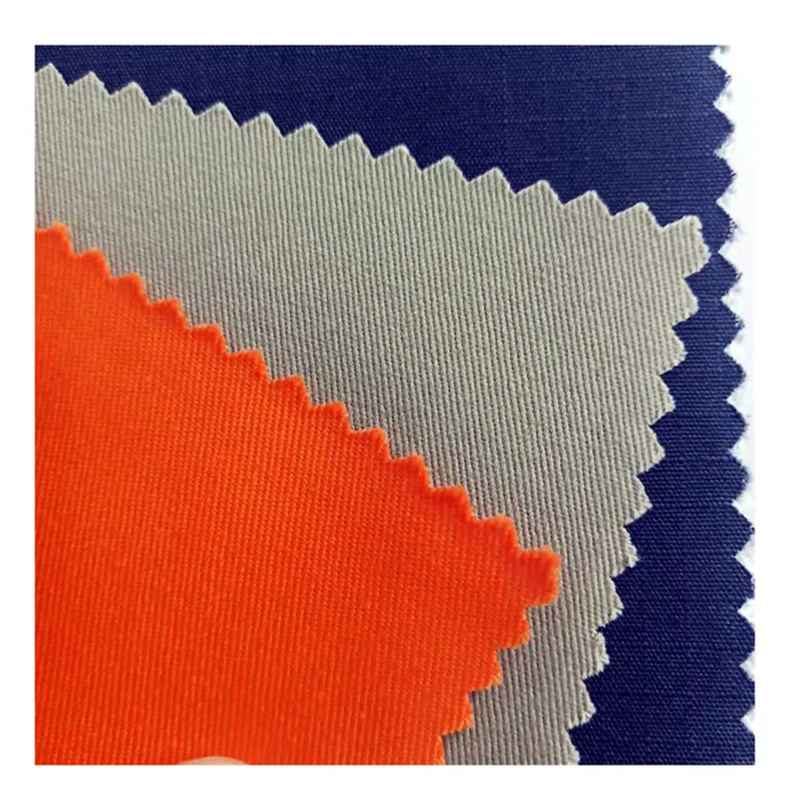 TMIE-08-4-2 Berat Sedang 115GSM Warna Dicelup Kain Poliester Poplin Twill